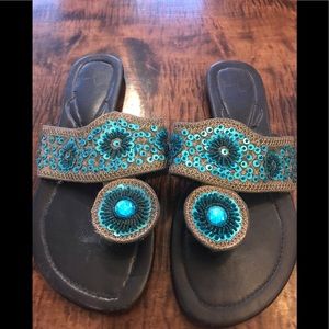 Embellished sandals